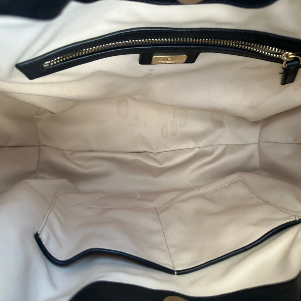 Shanghai Tang Black Leather Hobo Bag - Picture 11 of 14